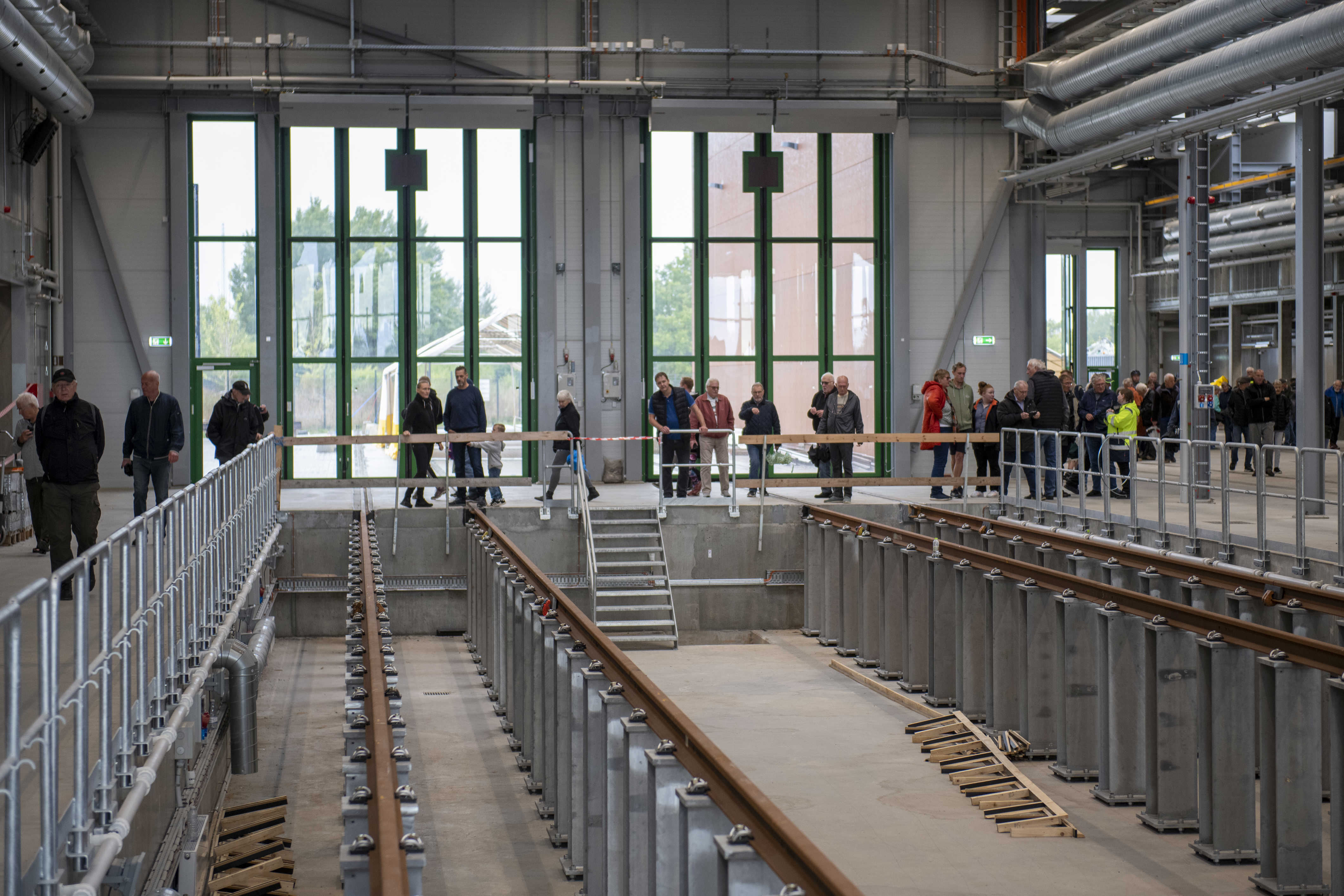 Åbent Hus 18. september 2022 i Kontrol- og Vedligeholdelsescentret i Ejby. FOTO: Hovedstadens Letbane og fotograf Søren Hytting: 