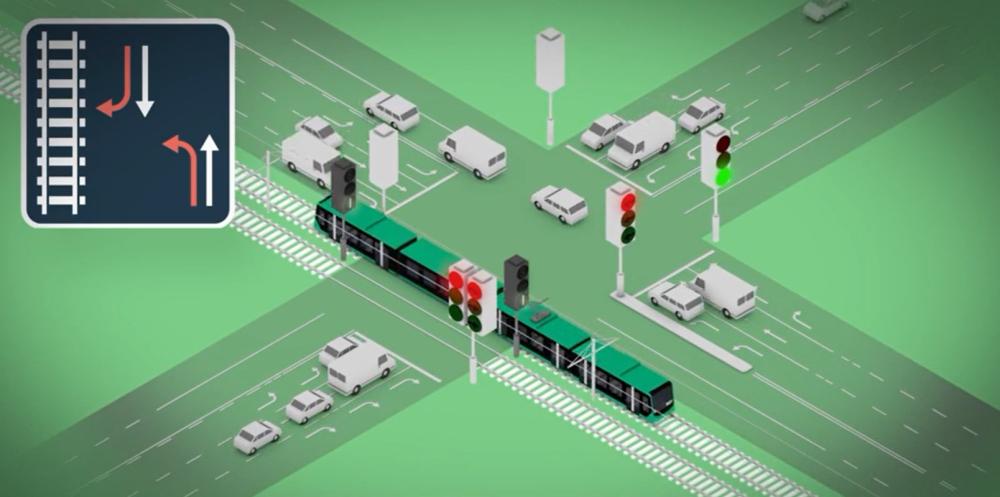 Grøn Bølge: Ny Video om hvordan letbane og biler sammen kommer sikkert frem
