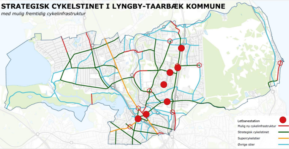 Strategisk cykelstinet i Lyngby 