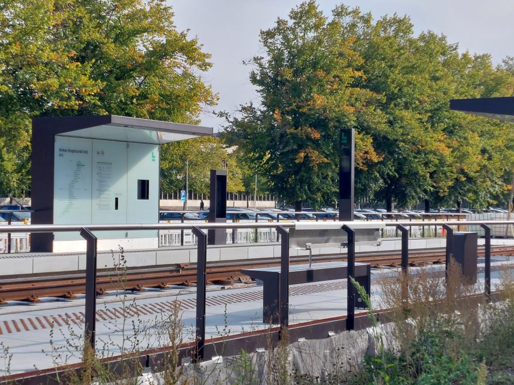 Anker Engelunds Vej station står snart færdig