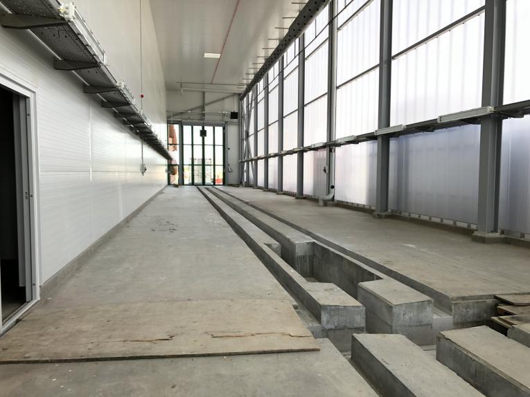 Letbaneteamet på besøg på letbanens kontrolcenter i Ejby maj 2022 - den kommende vaskehal til letbanetog
