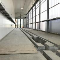 Letbaneteamet på besøg på letbanens kontrolcenter i Ejby maj 2022 - den kommende vaskehal til letbanetog